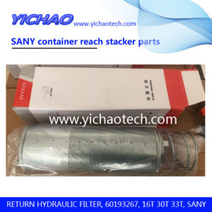 RETURN HYDRAULIC FILTER, 60193267, 16T 30T 33T, SANY