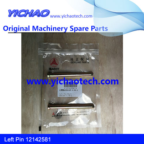 Original Container Equipment Port Machinery Parts Left Pin 12142581 for Sany
