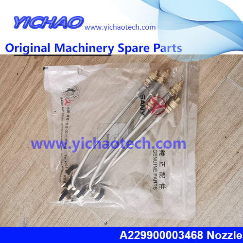 Original Sany Reach Stacker Machinery Spare Part Nozzle A229900003468