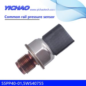 Trolleys, construction machinery, heavy trucks spare parts Common rail pressure sensor 55PP40-01,5WS40755