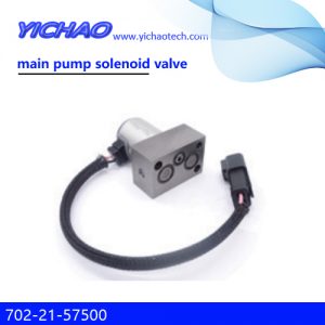 KOMATSU PC200/200-7/220/300/360-7/V25V-299 excavator parts main pump solenoid valve 702-21-57500