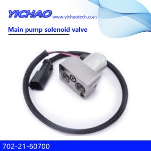 KOMATSU PC220-8/200-8 excavator parts Main pump solenoid valve 702-21-60700