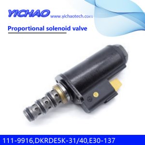 111-9916,DKRDE5K-31/40E30-137 Proportional solenoid valve for CAT 320B/320C/E320C/E320D/E325B excavator spare parts
