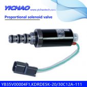 KOBELCO SK120/100/220/200-2 excavator parts Proportional solenoid valve YB35V00004F1,KDRDE5K-20/30C12A-111
