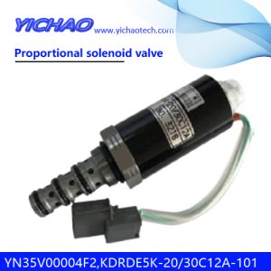 KOBELCO SK120/100/220/200-2 excavator parts Proportional solenoid valve YN35V00004F2,KDRDE5K-20/30C12A-101