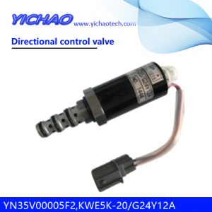 KOBELCO SK120/100/220/200-2 excavator parts Directional control valve YN35V00005F2,KWE5K-20/G24Y12A(G24Y12)