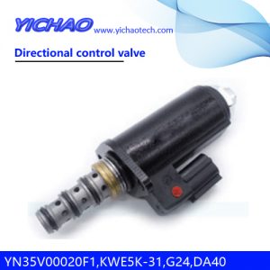 KOBELCO SK100/120/130UR/320/330/200-3/350-6E excavator parts Directional control valve YN35V00020F1,KWE5K-31,G24,DA40