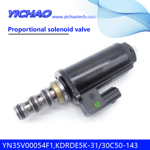 KOBELCO SK200-8 excavator parts Proportional solenoid valve YN35V00054F1,KDRDE5K-31/30C50-143