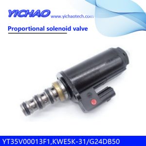 KOBELCO SK200-6E/230-6E/250-6E excavator parts Proportional solenoid valve YT35V00013F1,KWE5K-31/G24DB50