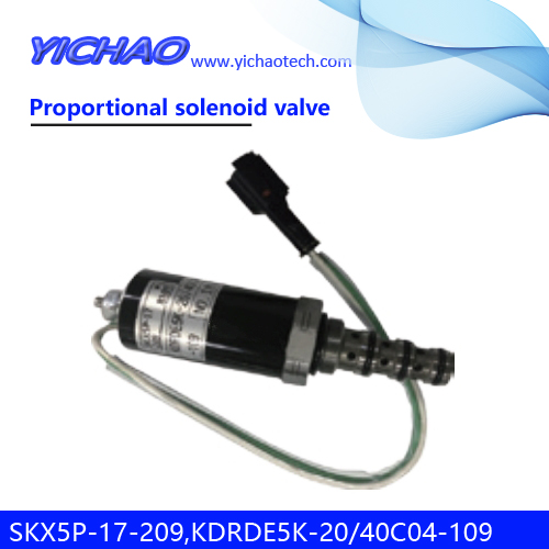 VOLVO EC140/EC210/EC290/EC360/EC460/EC750/SUMITOMO/CASE excavator parts Proportional solenoid valve SKX5P-17-209,KDRDE5K-20/40C04-109