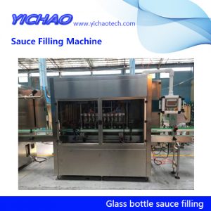 Automatic Round Bottle Sauce Filling/Unscrambler/Washing/Sealing/Capping/Labeling/Packing Machine For Sale