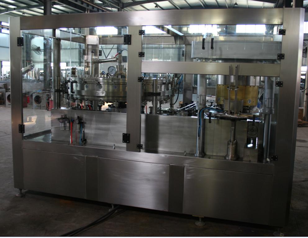 carbonated drinks can filling line 2in1 auto filling & capping 