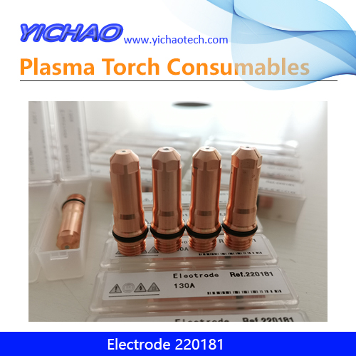 Replacement Electrode 220181 Plasma Cutting Torch Consumables With Mild Steel 130A for HPR130