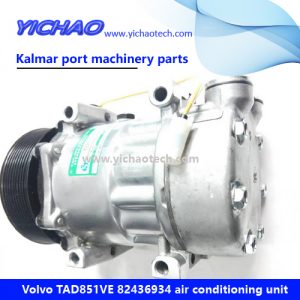 Replacement Kalmar Spare Parts Air Conditioning Compressor 82436934 for Volvo Penta TAD851VE