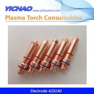 Aftermarket Electrode 420240 Replacement Hypertherm XPR300 80A Plasma Cutting Torch Consumables Supplier