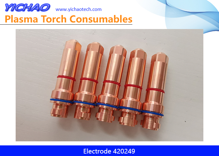 Aftermarket Electrode 420249 Replacement Hypertherm XPR 130A Plasma Cutting Torch Consumables Supplier