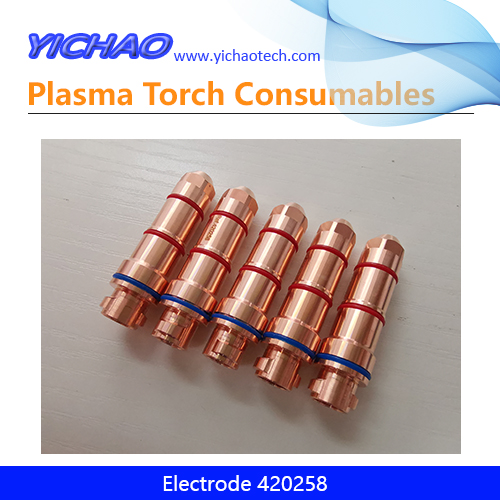 Electrode 420258 Replacement Plasma Cutting Torch Consumables 170A for XPR