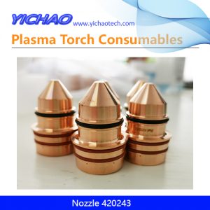Aftermarket Nozzle 420243 Replacement Hypertherm XPR 80A Plasma Cutting Torch Consumables Supplier