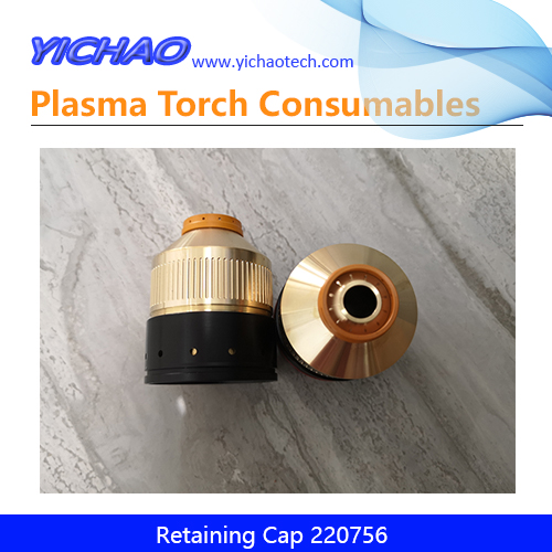 Nozzle Retaining Cap 220756 Clockwise Replacement Plasma Cutting Torch Consumables 130A for HPR130XD/260XD