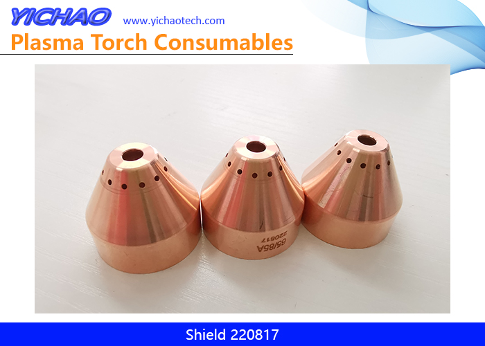 Aftermarket Mechanized Shield 220817 Replacement Hypertherm Powermax65,85,105 65-85A Plasma Cutting Torch Consumables Supplier