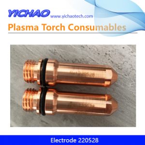 Electrode 220528 Replacement Plasma Cutting Torch Consumables 50A for HSD130/HyPro2000/MAXPRO2000