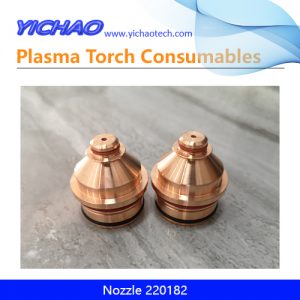 Nozzle 220182 Replacement Plasma Cutting Torch Consumables 130A for HPR130