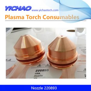 Aftermarket Nozzle 220893 Replacement Hypertherm Hypro2000/Maxpro200 130A Plasma Cutting Torch Consumables Supplier