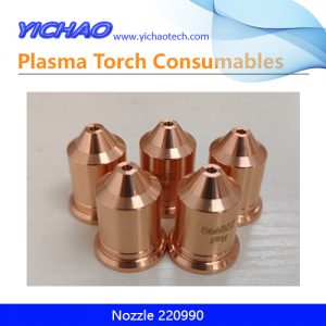 Aftermarket Nozzle 220990 Replacement Hypertherm Duramax105,Max100 105A Plasma Cutting Torch Consumables Supplier