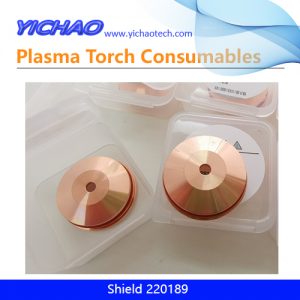 Aftermarket Shield 220189 Replacement Hypertherm Mild Steel HPR130/260/130XD/260XD/400XD/800XD,HD3070/4070 80A Plasma Cutting Torch Consumables Supplier