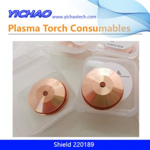 Aftermarket Shield 220189 Replacement Hypertherm Mild Steel HPR130/260/130XD/260XD/400XD/800XD,HD3070/4070 80A Plasma Cutting Torch Consumables Supplier
