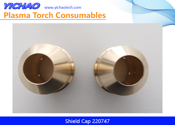 Aftermarket Shield Cap 220747 Replacement Retainer Hypertherm Mild Steel HPR400XD 30-130A Plasma Cutting Torch Consumables Supplier