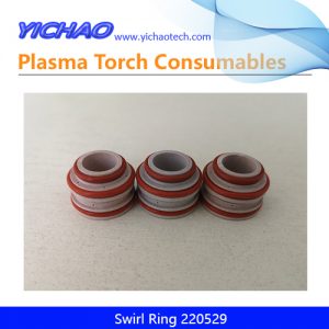 Aftermarket Swirl Ring 220529 Replacement Hypertherm Mild Steel HSD130 50A Plasma Cutting Torch Consumables Supplier