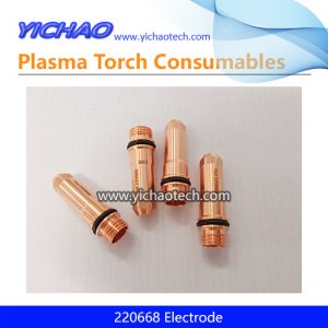 Aftermarket Electrode 220668 Replacement Hypertherm HPR400XD 260A Plasma Cutting Torch Consumables Supplier