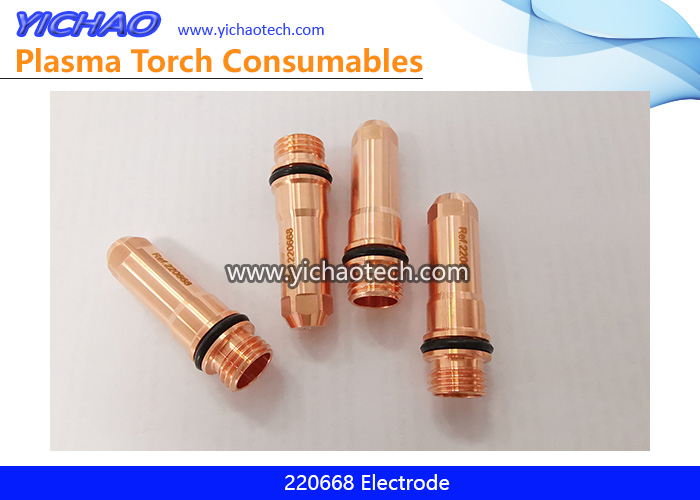 Aftermarket Electrode 220668 Replacement Hypertherm HPR400XD 260A Plasma Cutting Torch Consumables Supplier