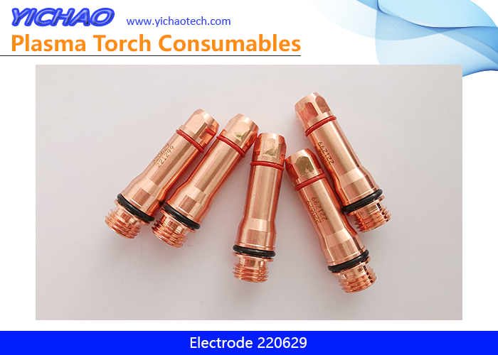 Aftermarket Electrode 220629 Replacement Hypertherm HPR400XD,800XD 400A Plasma Cutting Torch Consumables Supplier