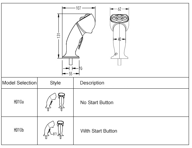 HD10 High Precision And Professional Multi-axis Industrial Joystick Controller Manufacturer