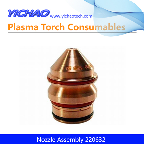 Nozzle Assembly 220632 Replacement Plasma Cutting Torch Consumables 400A for HPR400XD,800XD