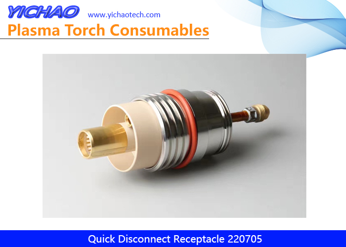 Aftermarket Quick Disconnect Receptacle 220705 Replacement HPR400XD Hypertherm HPR400XD Plasma Cutting Torch Consumables Supplier