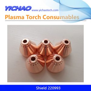 Aftermarket Mechanized Shield 220993 Replacement Hypertherm Powermax105, 65, 85 105A Plasma Cutting Torch Consumables Supplier