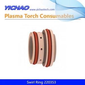 Aftermarket Bevel Swirl Ring 220353 Replacement Hypertherm HPR260,260XD,400XD,800XD,HD4070 200-800A Plasma Cutting Torch Consumables Supplier
