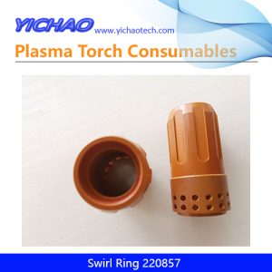 Aftermarket Swirl Ring 220857 Replacement Hypertherm Powermax65,85 45-85A Plasma Cutting Torch Consumables Supplier