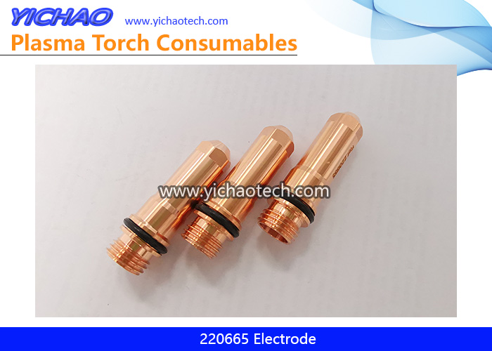 Aftermarket 220665 Electrode Replacement Hypertherm HPR 130A Plasma Cutting Torch Consumables Supplier