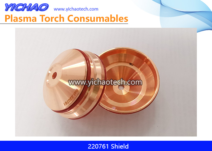 Aftermarket Hypertherm 220761 Shield Replacement HPR260XD,400XD,800XD 200A Plasma Cutting Torch Consumables Supplier