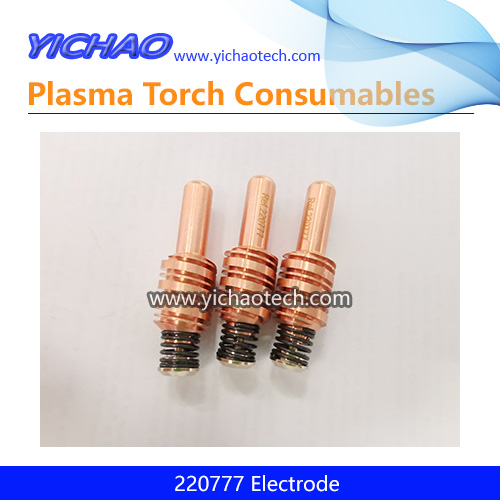 CopperPlus 220777 Electrode Replacement Plasma Cutting Torch Consumables 15-105A for Max65,85,105
