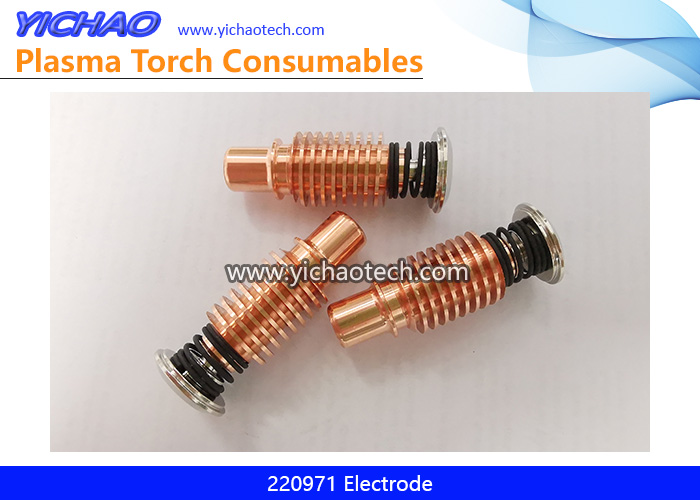 Aftermarket Hypertherm 220971 Electrode Replacement Powermax125 125A Plasma Cutting Torch Consumables Supplier