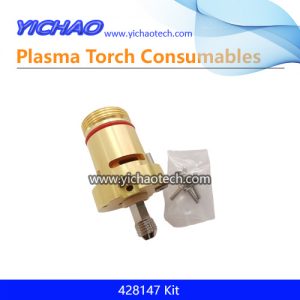 428147 Kit Duramax Hyamp Machine Torch Main Body Replacement Plasma Cutting Torch Consumables