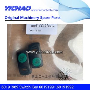 Genuine Sany 60191989 Switch Key 60191991,60191992 for Reach Stacker Spare Parts