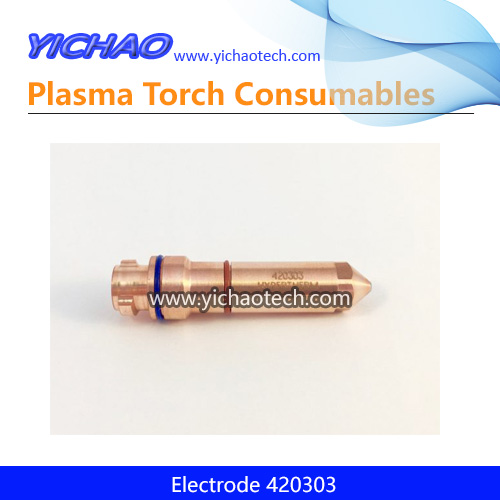 Electrode 420303 Replacement Plasma Cutting Torch Consumables 40-80A Non-Ferrous Metals for XPR