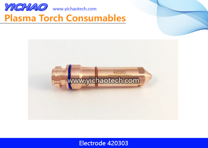 Aftermarket Electrode 420303 Replacement Hypertherm XPR 40-80A Non-Ferrous Metals Plasma Cutting Torch Consumables Supplier
