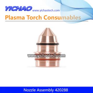 Aftermarket Nozzle Assembly 420288 Replacement Hypertherm XPR 40A Plasma Cutting Torch Consumables Supplier